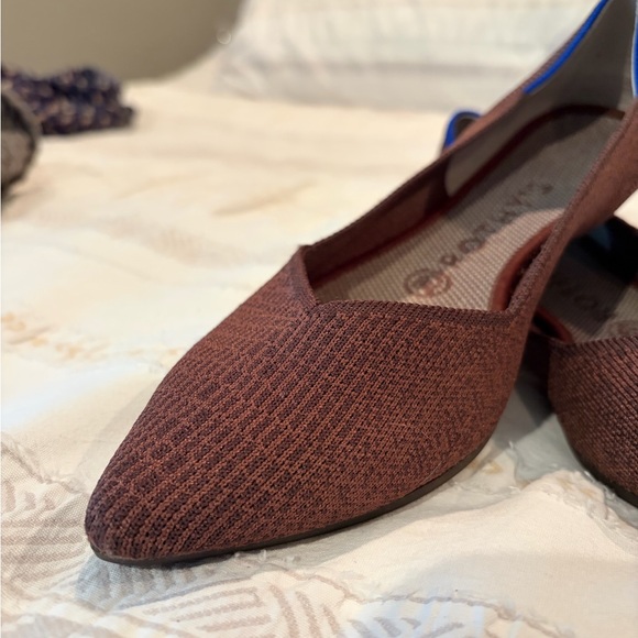 RETIRED PATTERN! Rothy’s Truffle Python Point flat (size 8.5) - Picture 6 of 6